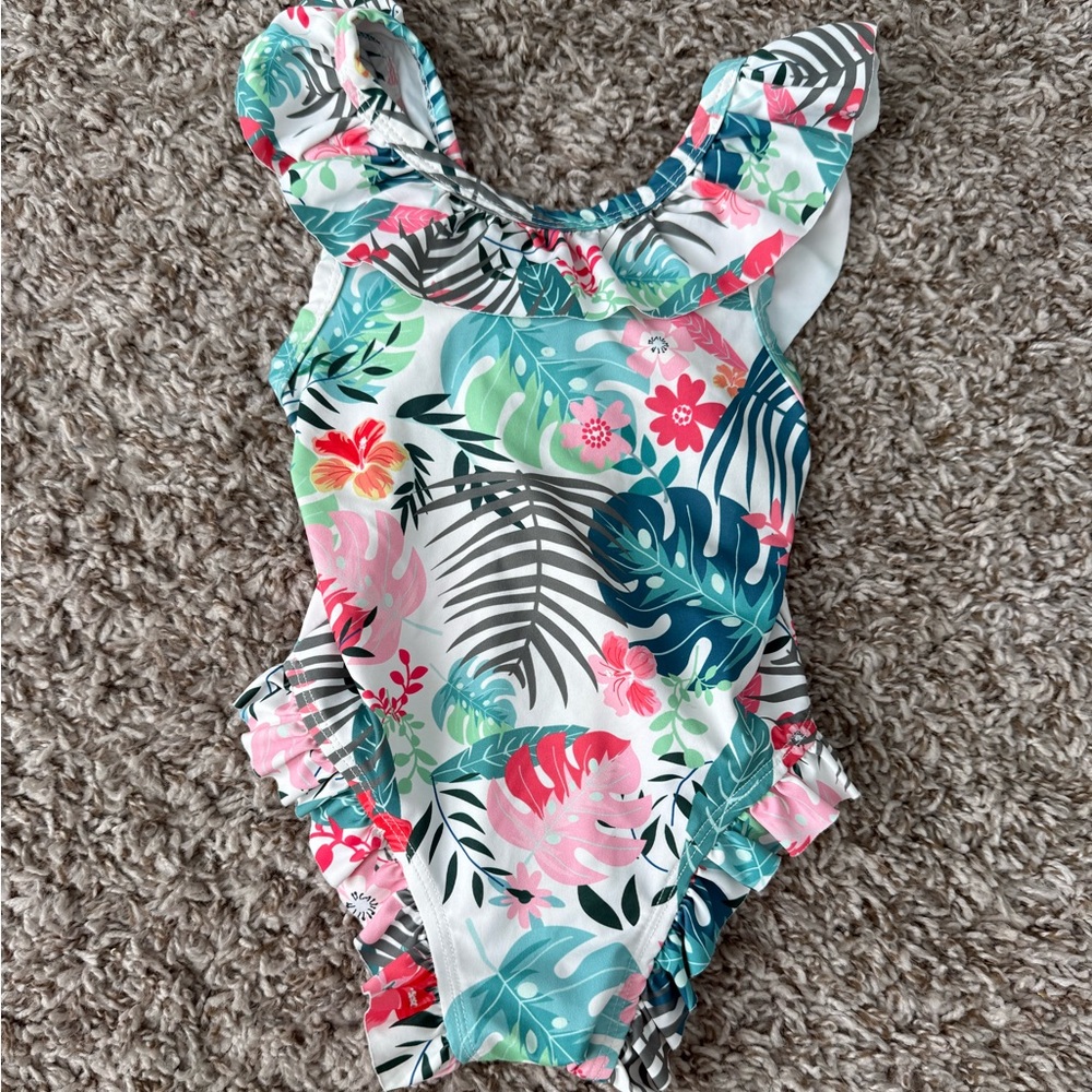 Floral Kids Swimwear